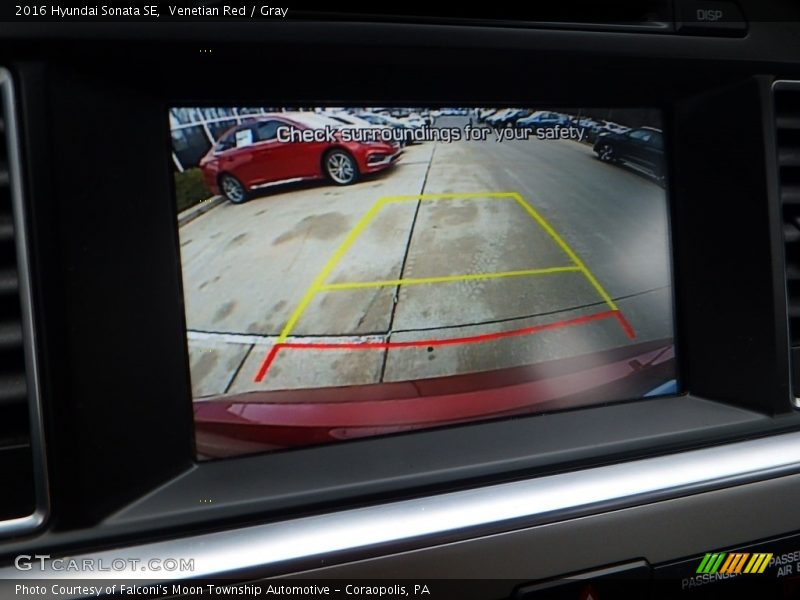 Venetian Red / Gray 2016 Hyundai Sonata SE