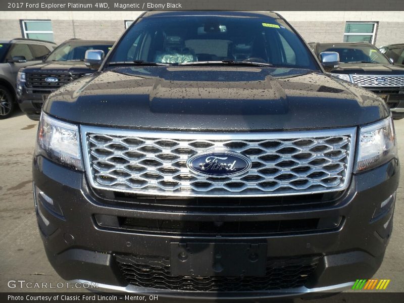 Magnetic / Ebony Black 2017 Ford Explorer Platinum 4WD