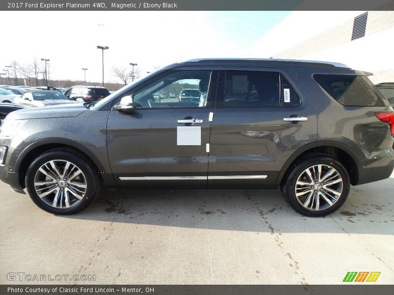 Magnetic / Ebony Black 2017 Ford Explorer Platinum 4WD