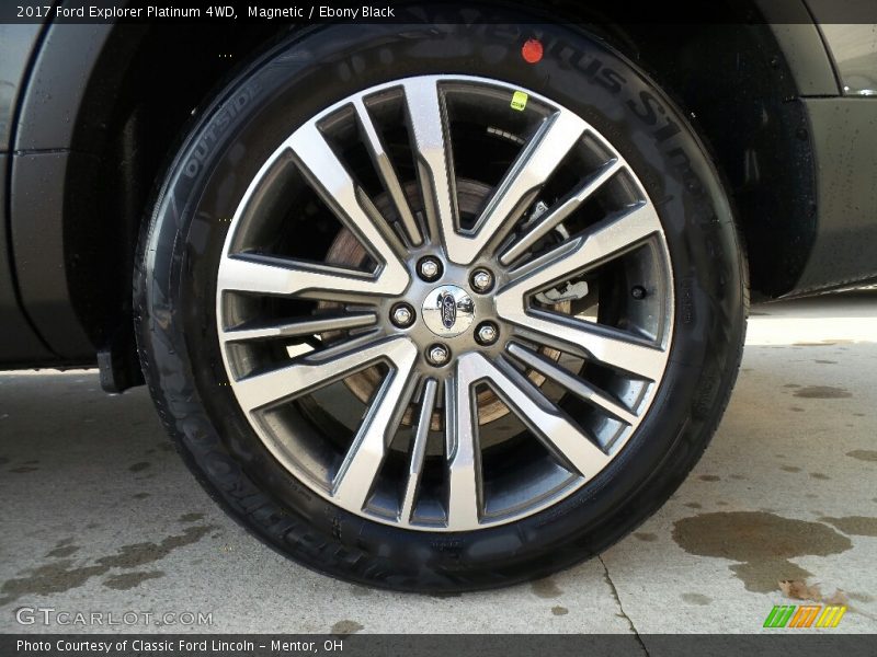 Magnetic / Ebony Black 2017 Ford Explorer Platinum 4WD