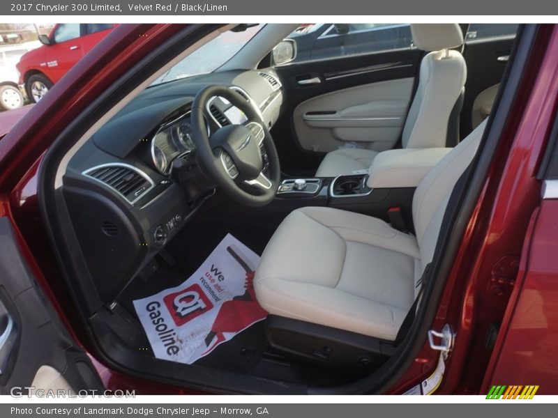 Velvet Red / Black/Linen 2017 Chrysler 300 Limited