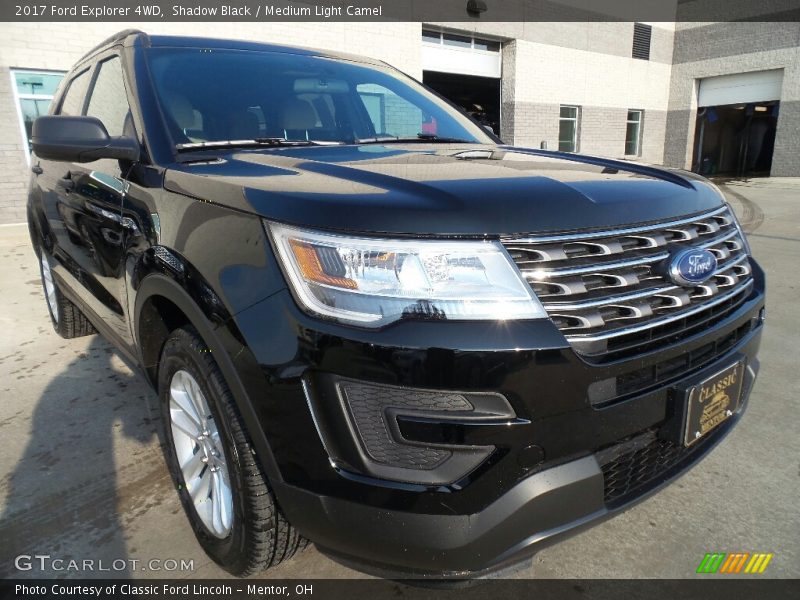 Shadow Black / Medium Light Camel 2017 Ford Explorer 4WD