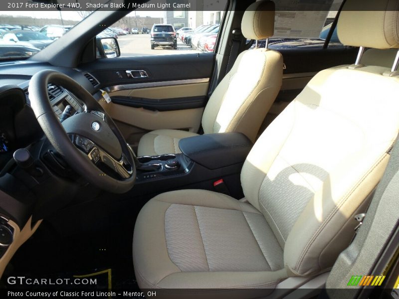 Shadow Black / Medium Light Camel 2017 Ford Explorer 4WD