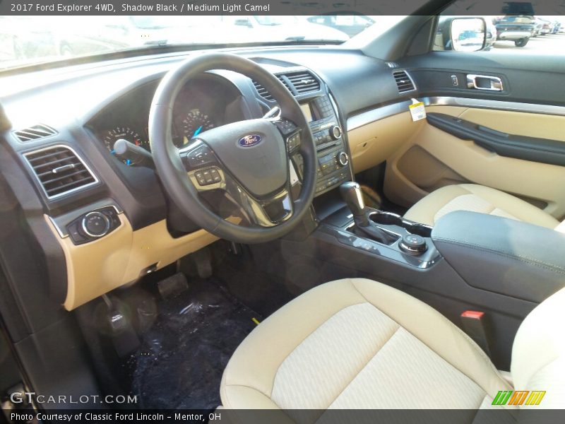 Shadow Black / Medium Light Camel 2017 Ford Explorer 4WD