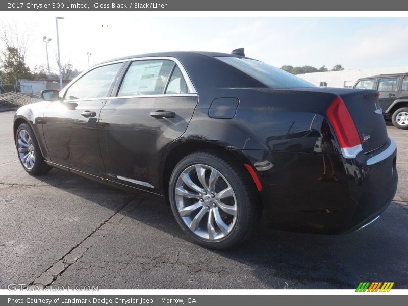 Gloss Black / Black/Linen 2017 Chrysler 300 Limited