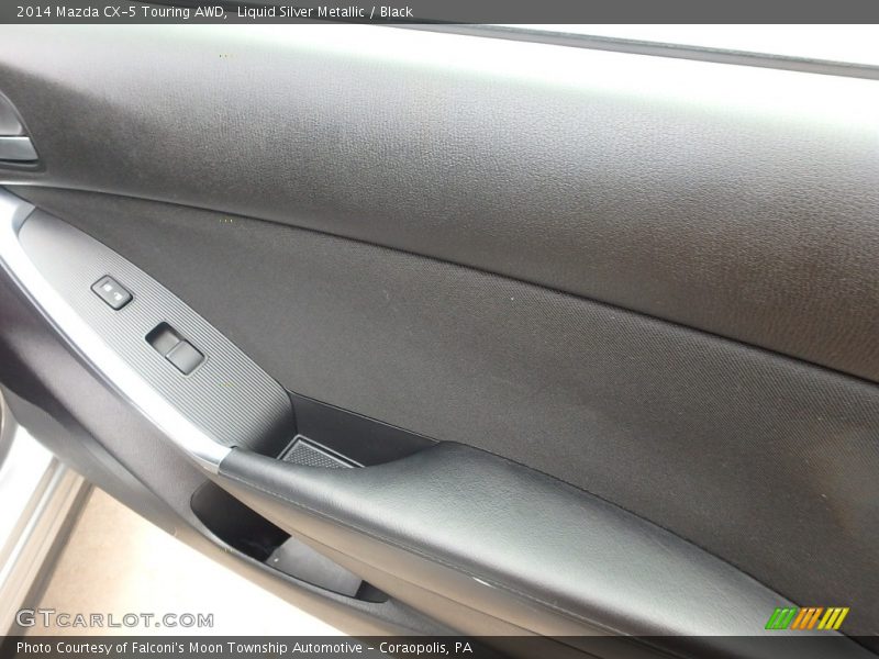 Liquid Silver Metallic / Black 2014 Mazda CX-5 Touring AWD