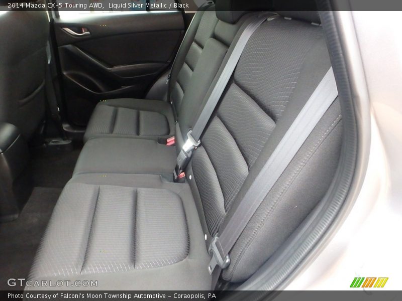 Liquid Silver Metallic / Black 2014 Mazda CX-5 Touring AWD