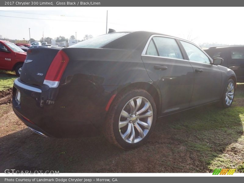 Gloss Black / Black/Linen 2017 Chrysler 300 Limited