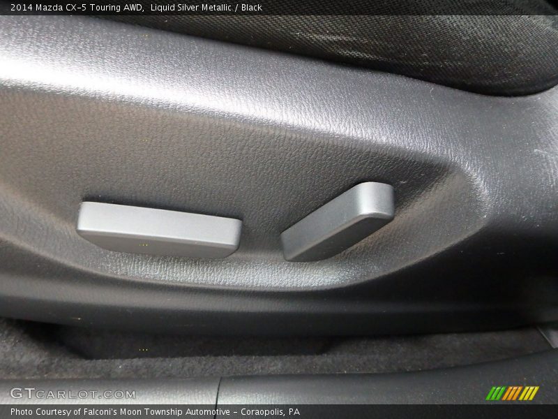 Liquid Silver Metallic / Black 2014 Mazda CX-5 Touring AWD