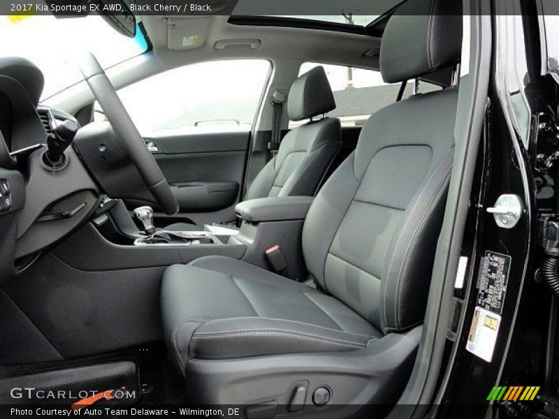 Black Cherry / Black 2017 Kia Sportage EX AWD
