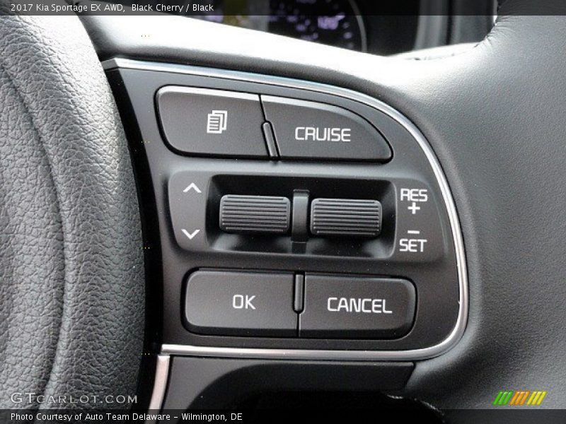 Black Cherry / Black 2017 Kia Sportage EX AWD