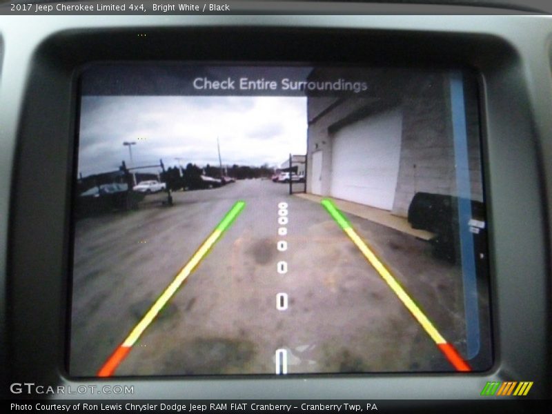 Bright White / Black 2017 Jeep Cherokee Limited 4x4