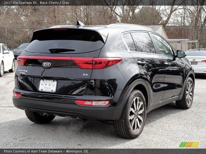 Black Cherry / Gray 2017 Kia Sportage EX