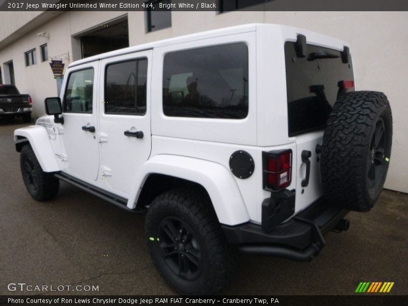 Bright White / Black 2017 Jeep Wrangler Unlimited Winter Edition 4x4