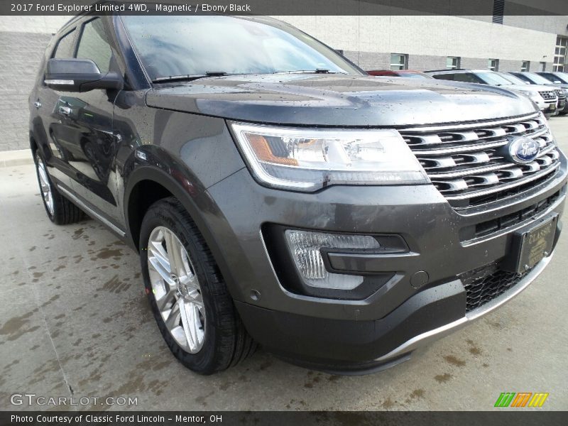 Magnetic / Ebony Black 2017 Ford Explorer Limited 4WD