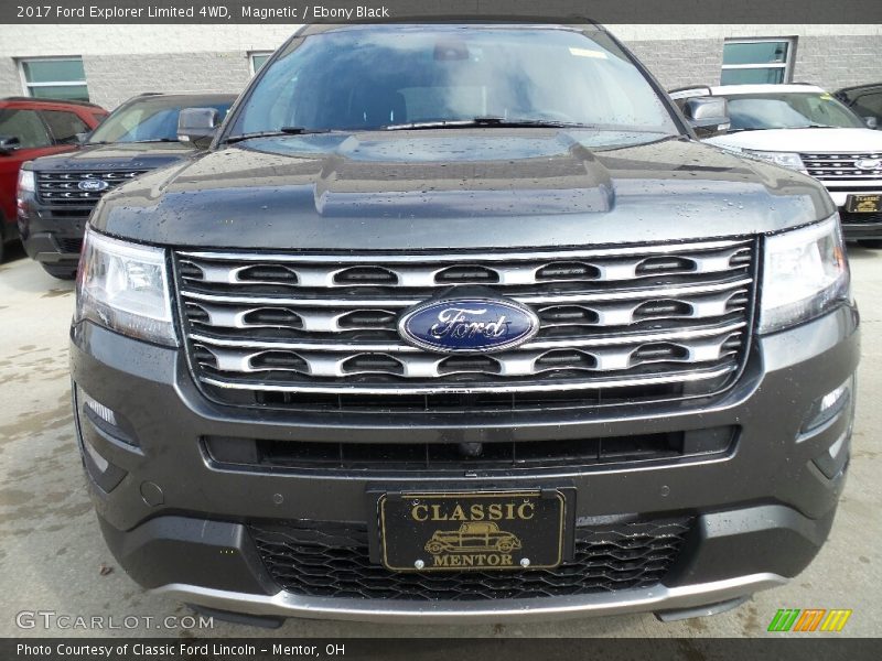 Magnetic / Ebony Black 2017 Ford Explorer Limited 4WD