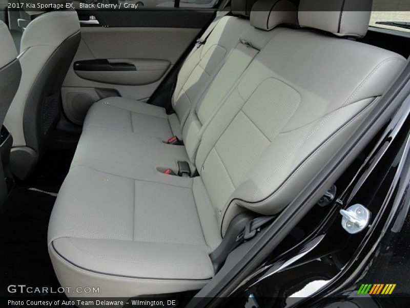 Rear Seat of 2017 Sportage EX