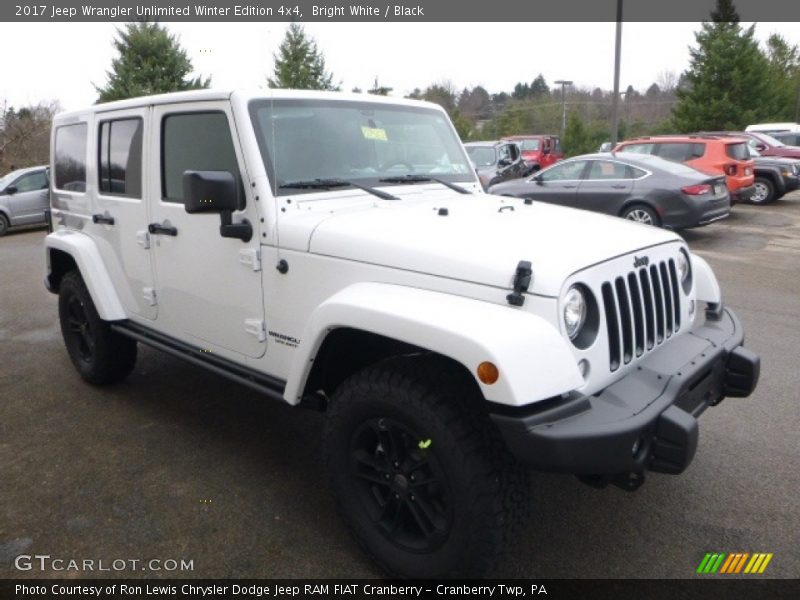 Bright White / Black 2017 Jeep Wrangler Unlimited Winter Edition 4x4