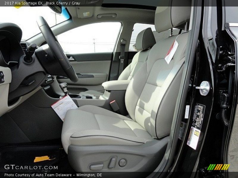 Front Seat of 2017 Sportage EX