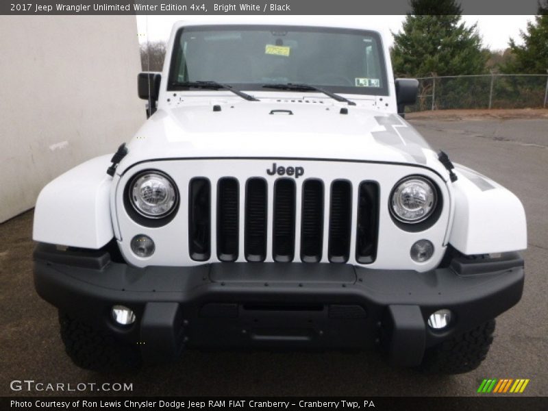 Bright White / Black 2017 Jeep Wrangler Unlimited Winter Edition 4x4