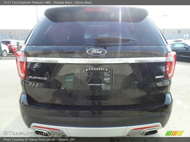 Shadow Black / Ebony Black 2017 Ford Explorer Platinum 4WD
