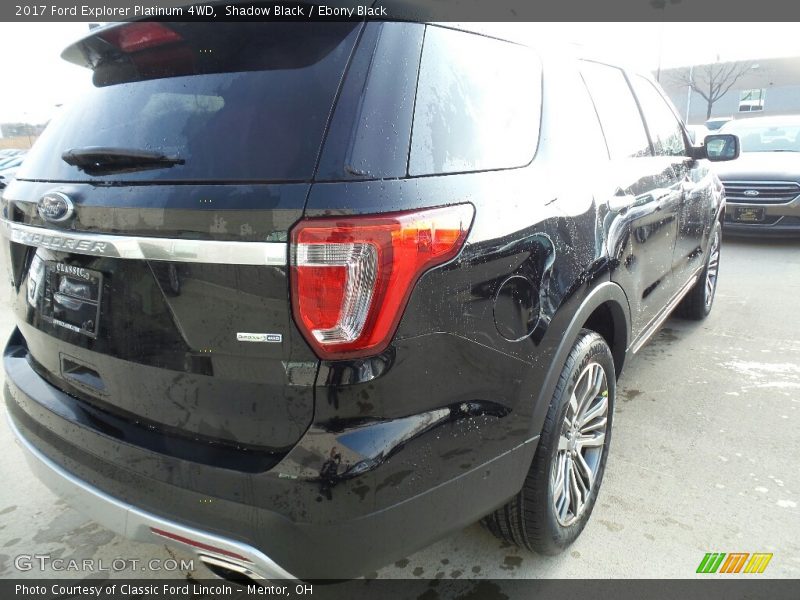 Shadow Black / Ebony Black 2017 Ford Explorer Platinum 4WD