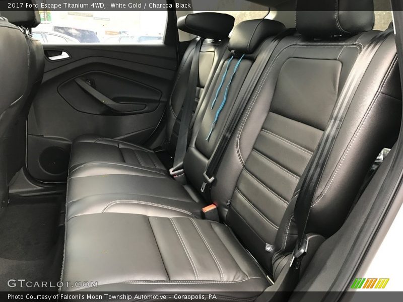 White Gold / Charcoal Black 2017 Ford Escape Titanium 4WD