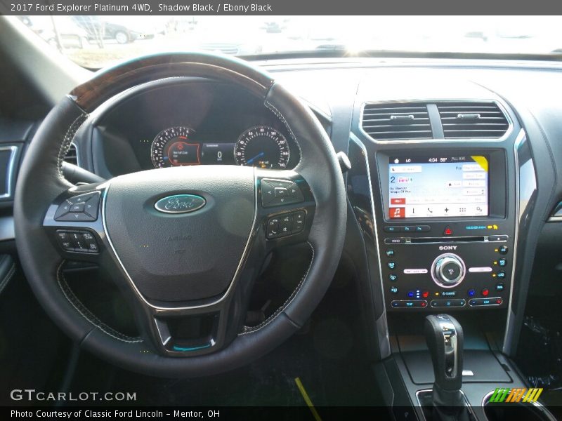 Shadow Black / Ebony Black 2017 Ford Explorer Platinum 4WD