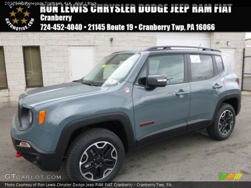 Anvil / Black 2017 Jeep Renegade Trailhawk 4x4