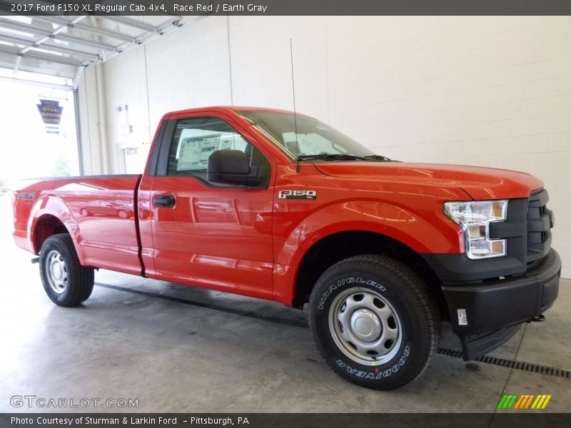 Race Red / Earth Gray 2017 Ford F150 XL Regular Cab 4x4