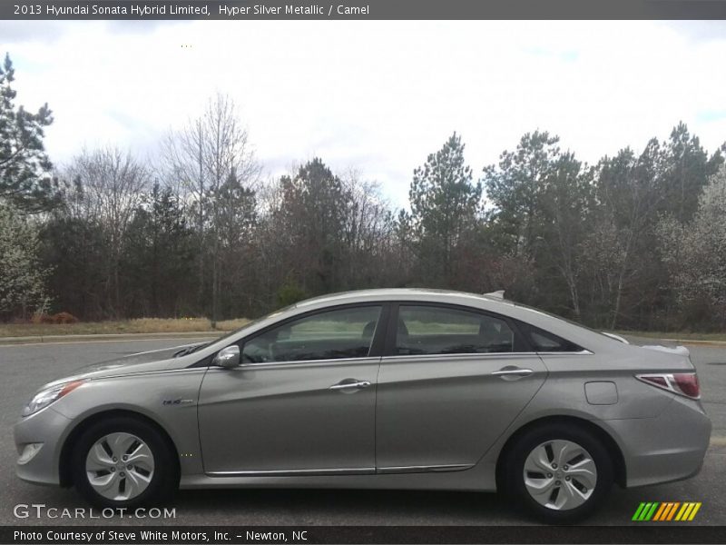 Hyper Silver Metallic / Camel 2013 Hyundai Sonata Hybrid Limited