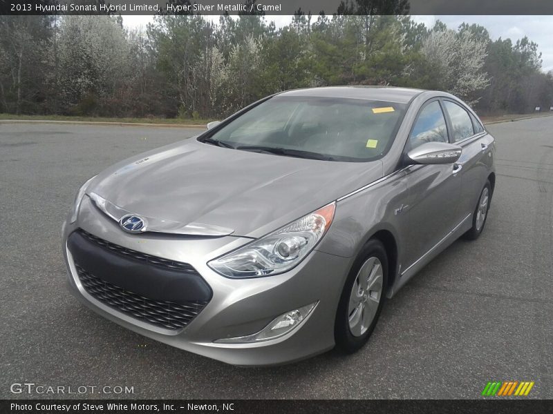 Hyper Silver Metallic / Camel 2013 Hyundai Sonata Hybrid Limited