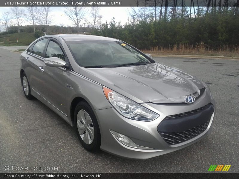 Hyper Silver Metallic / Camel 2013 Hyundai Sonata Hybrid Limited