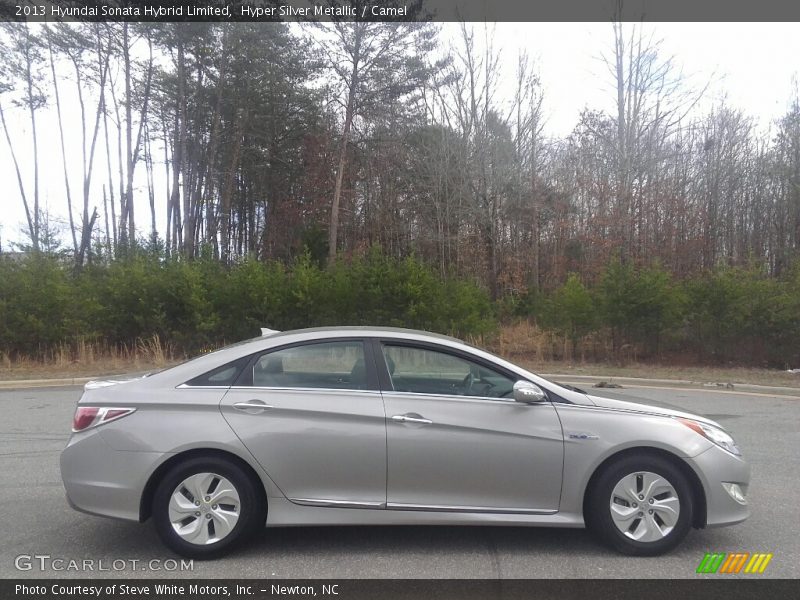 Hyper Silver Metallic / Camel 2013 Hyundai Sonata Hybrid Limited