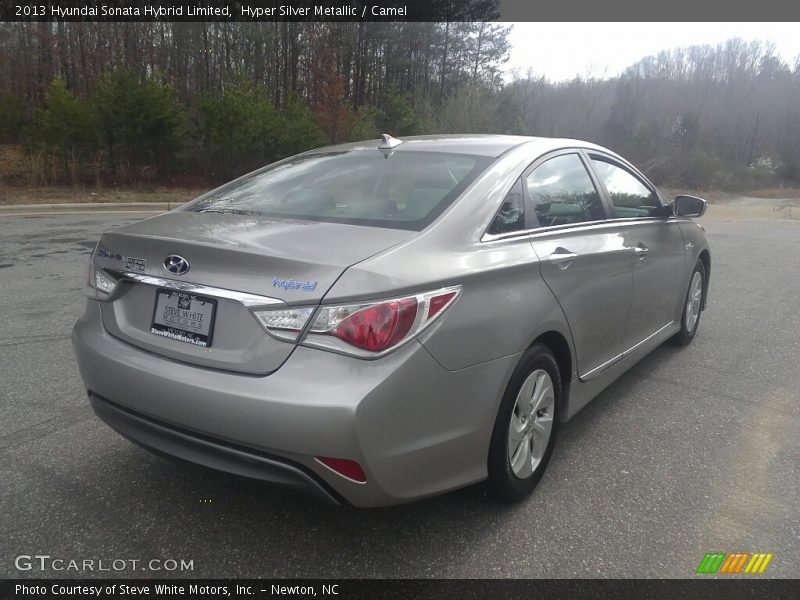 Hyper Silver Metallic / Camel 2013 Hyundai Sonata Hybrid Limited
