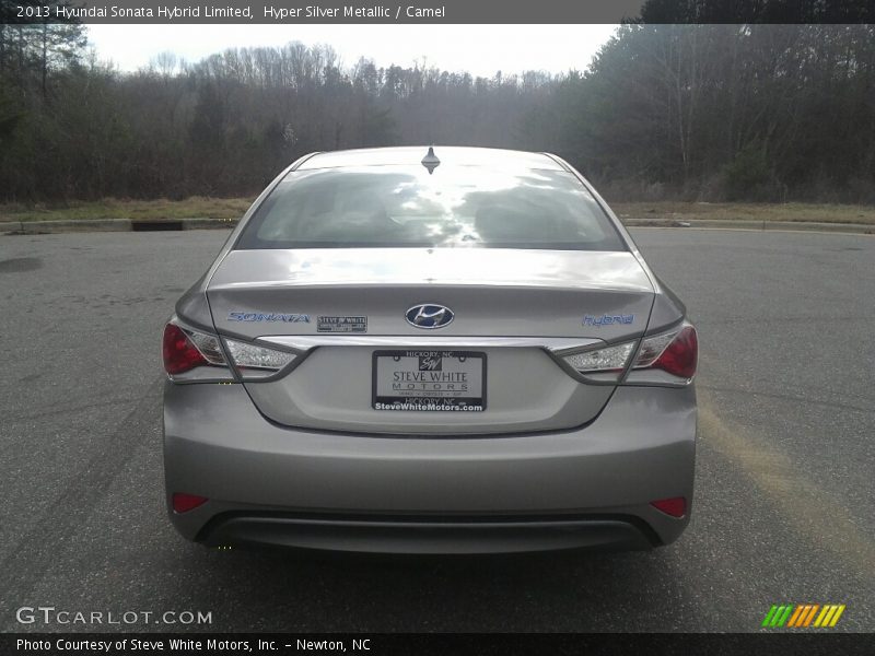 Hyper Silver Metallic / Camel 2013 Hyundai Sonata Hybrid Limited