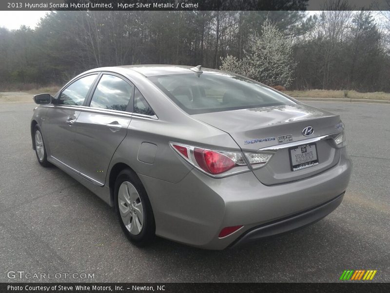 Hyper Silver Metallic / Camel 2013 Hyundai Sonata Hybrid Limited