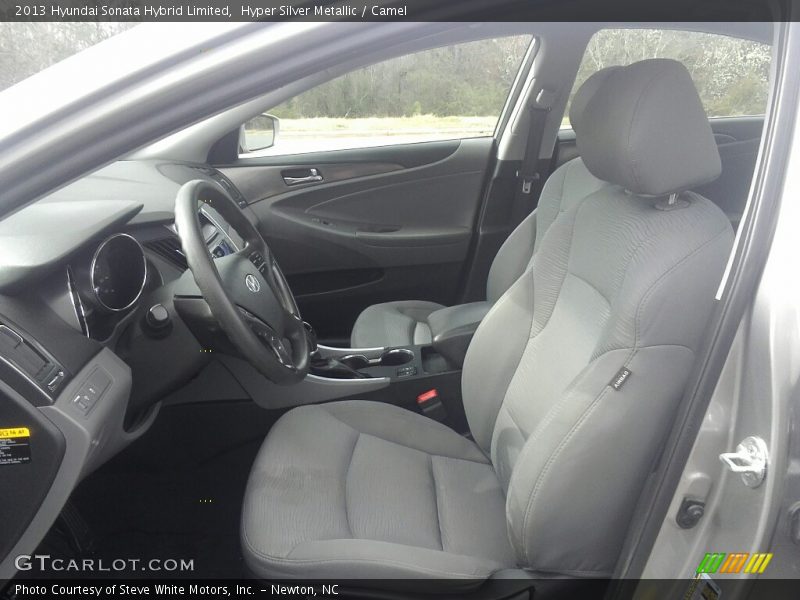 Hyper Silver Metallic / Camel 2013 Hyundai Sonata Hybrid Limited