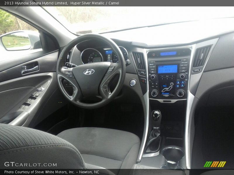 Hyper Silver Metallic / Camel 2013 Hyundai Sonata Hybrid Limited