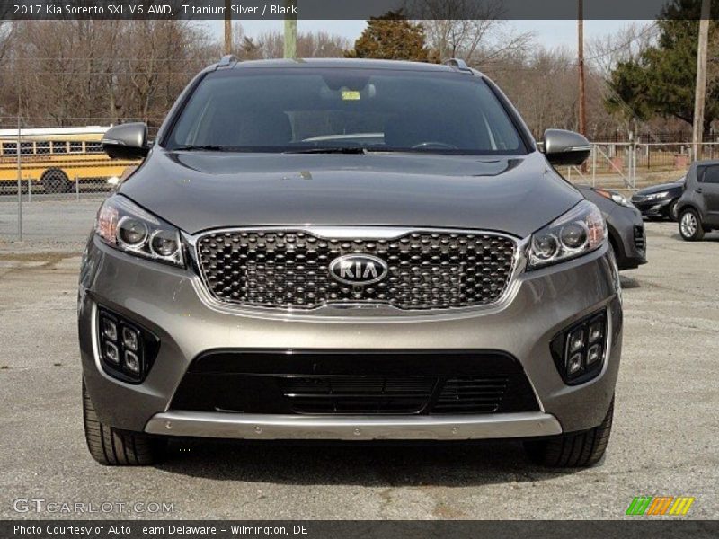 Titanium Silver / Black 2017 Kia Sorento SXL V6 AWD