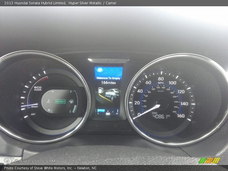 Hyper Silver Metallic / Camel 2013 Hyundai Sonata Hybrid Limited