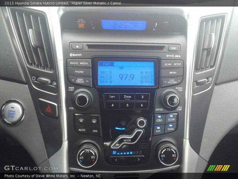 Hyper Silver Metallic / Camel 2013 Hyundai Sonata Hybrid Limited