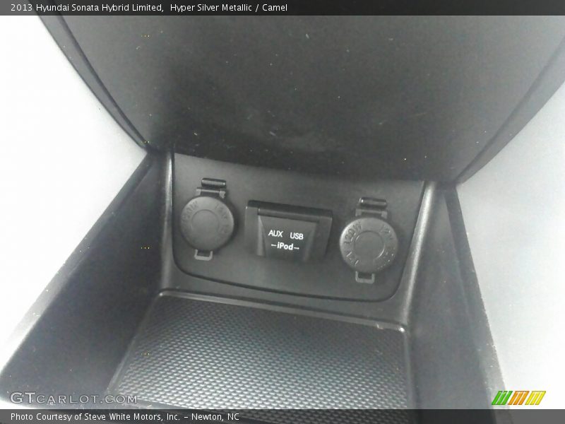 Hyper Silver Metallic / Camel 2013 Hyundai Sonata Hybrid Limited