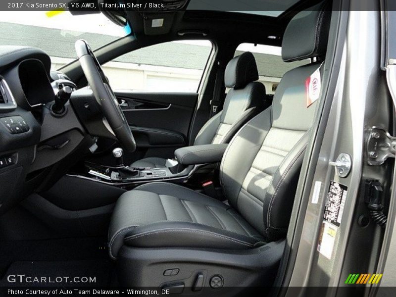Front Seat of 2017 Sorento SXL V6 AWD