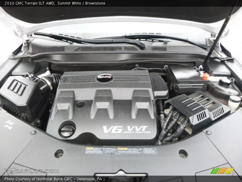 Summit White / Brownstone 2010 GMC Terrain SLT AWD