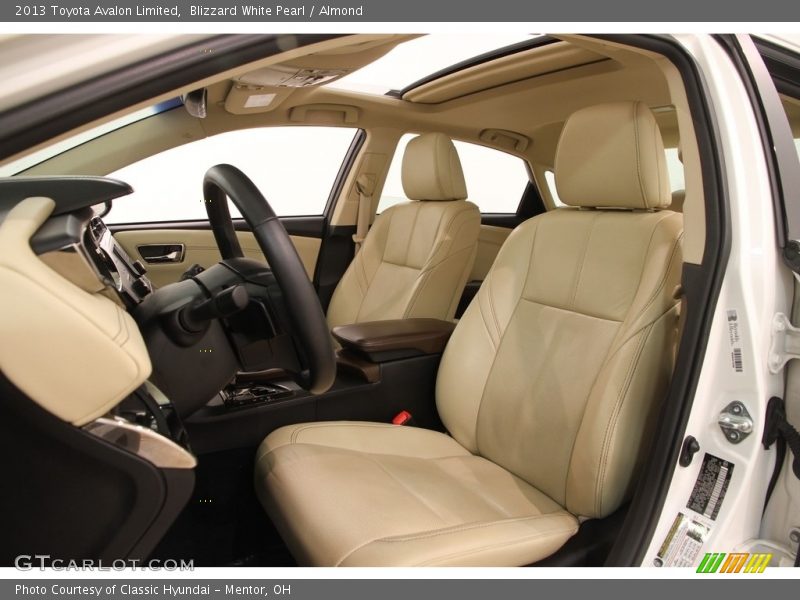 Blizzard White Pearl / Almond 2013 Toyota Avalon Limited