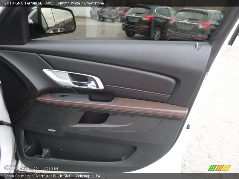Summit White / Brownstone 2010 GMC Terrain SLT AWD