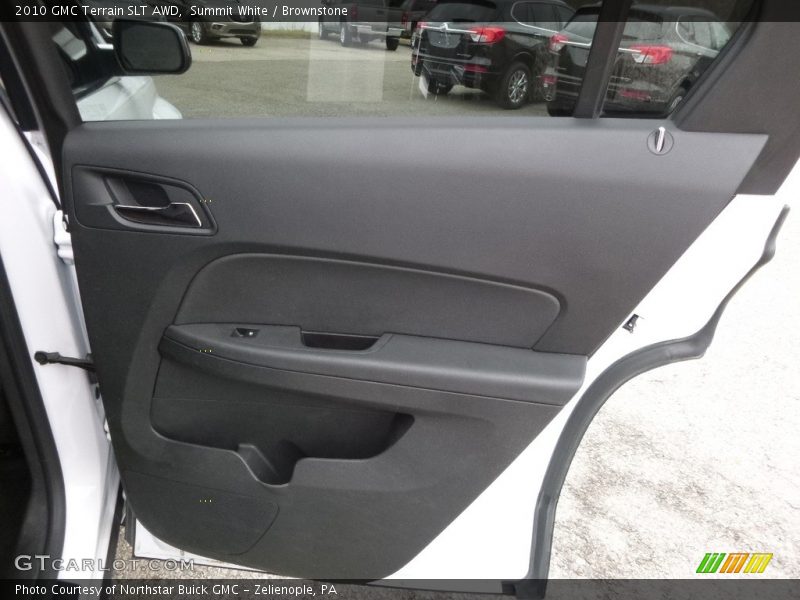 Summit White / Brownstone 2010 GMC Terrain SLT AWD