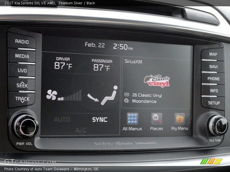 Titanium Silver / Black 2017 Kia Sorento SXL V6 AWD