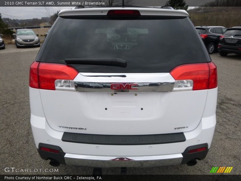 Summit White / Brownstone 2010 GMC Terrain SLT AWD